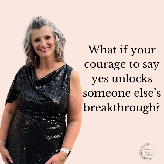 Ailene asking about courage to say yes