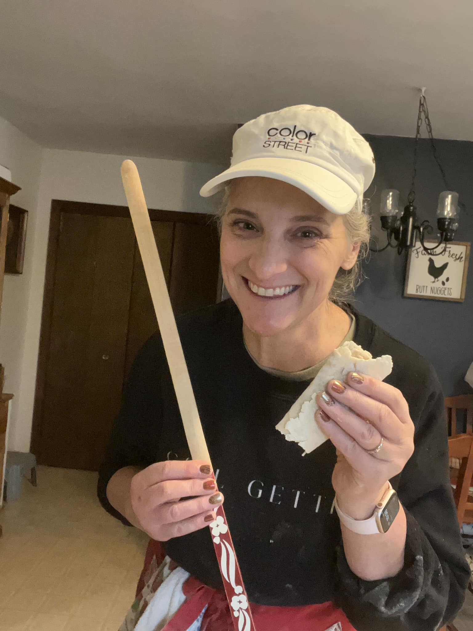 A Thanksgiving tradition in our house is Lefse. This morning I’m flipping up a batch using gluten free flour. 

What do you like to put on your Lefse?

I’m partial to butter, cinnamon and sugar for a sweet treat or just butter to sop up gravy!

Wishing you a blessed Thanksgiving!