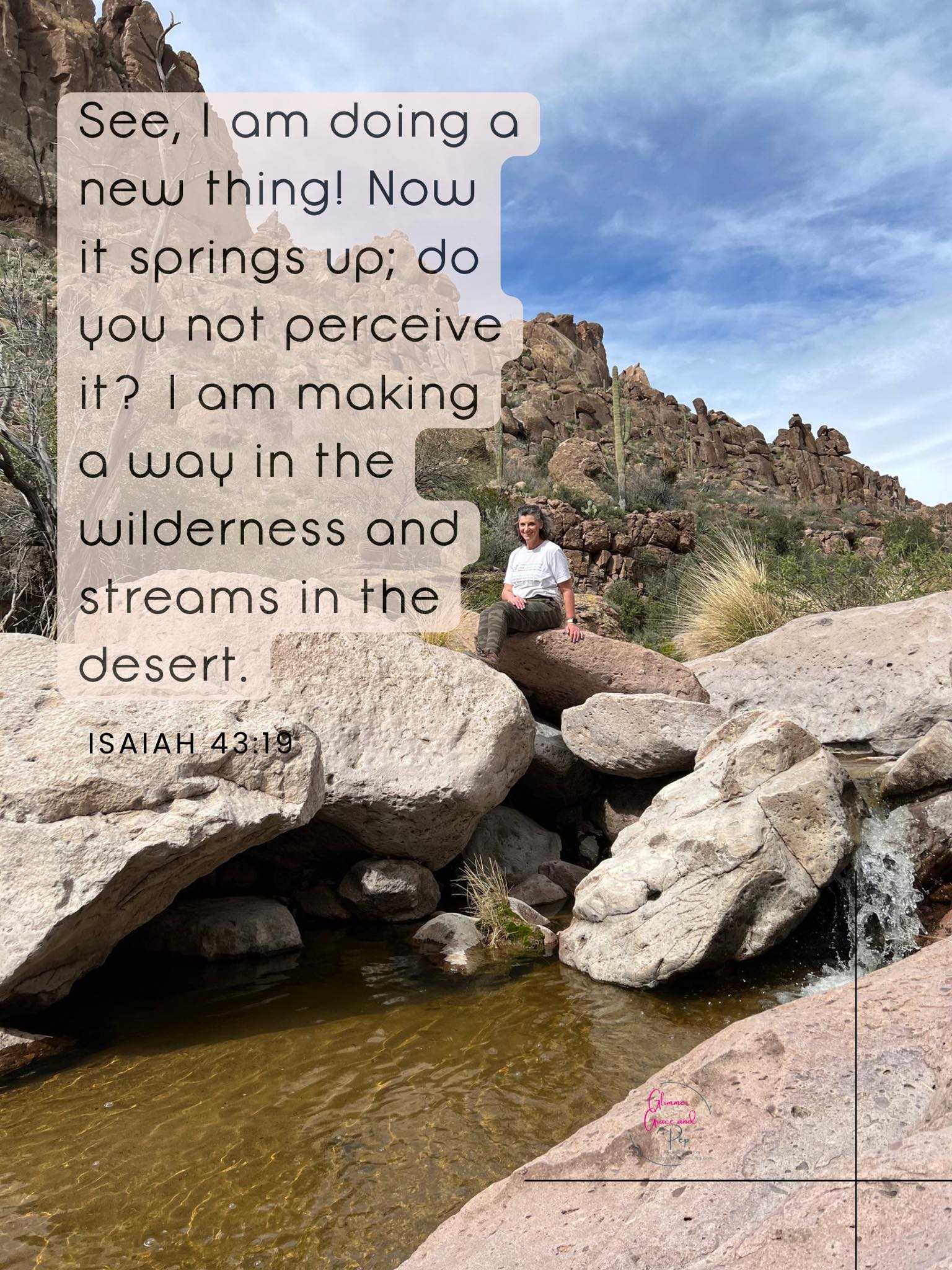 🌿 “See, I am doing a new thing! Now it springs up; do you not perceive it? I am making a way in the wilderness and streams in the wasteland.” — Isaiah 43:19

I snapped this photo while hiking, and it brought this verse to life for me. God has a way of showing us that He’s still at work, even in the driest seasons.

Almost a year ago, I said yes to something new with MAKE Wellness. I didn’t know all the answers, but I trusted the nudge. And just like this stream in the desert, it’s become a source of renewal and strength I didn’t know I needed.

Now, we’re stepping into another “new thing.” This fall, MAKE is launching a peptide solution in an area so many of us — myself included — have prayed and hoped to see change in. The timing couldn’t be more perfect.

If you’ve been waiting for the right moment to take your own step, maybe this is your sign. 

👉 Read more on my blog: https://splittymama.wordpress.com/2025/09/16/fireside-chat/

#MidlifeWellness #MakeWellnessAPriority #BioactivePeptides #FaithInTheJourney