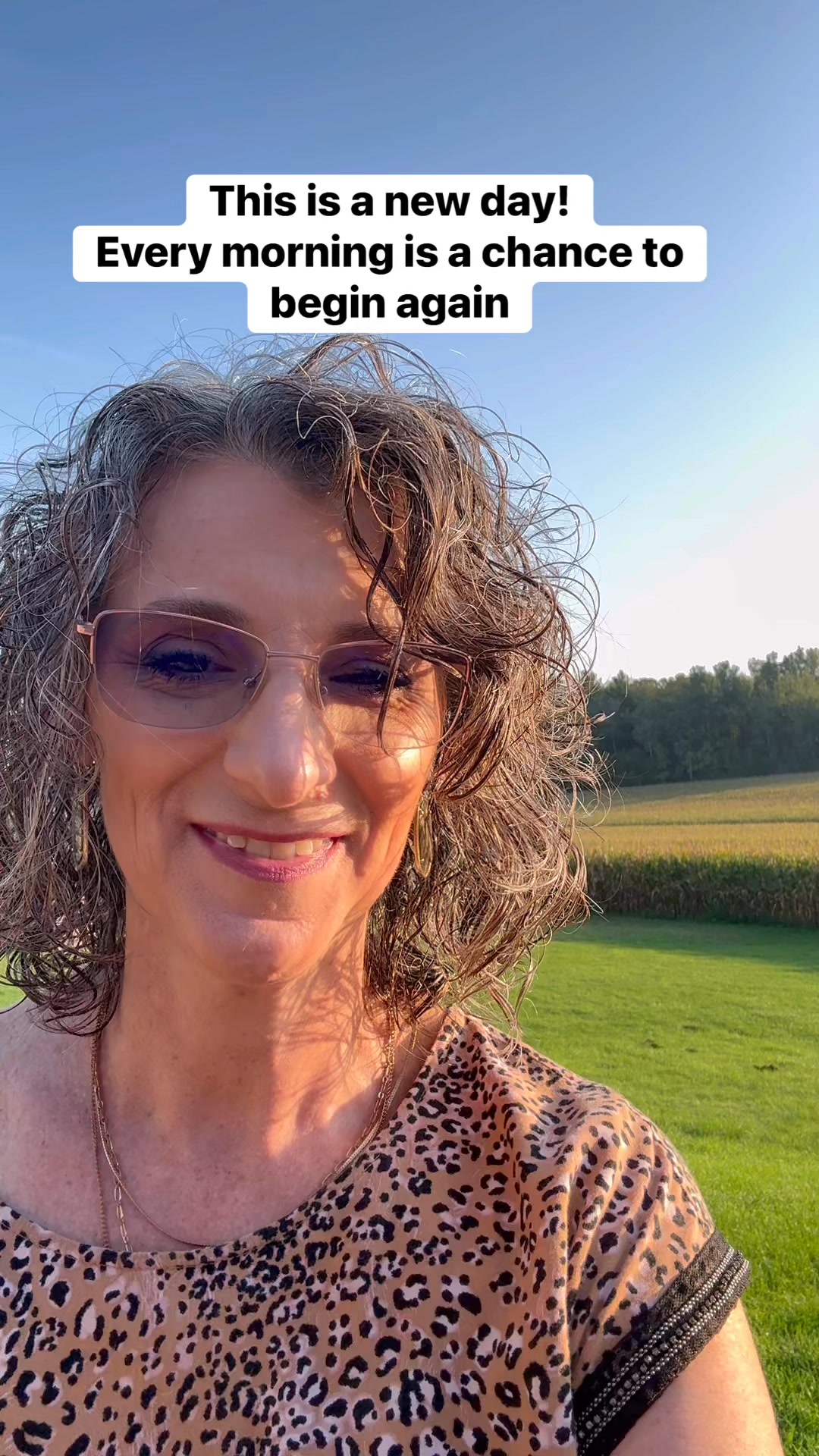 The joy of a new day! Fresh hope, fresh strength, fresh beginnings. Tell me, what’s bringing you joy today?And don’t forget to let your light shine.  #ANewDay #MidlifeWellness #JoyInTheJourney